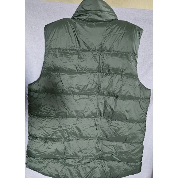 Womens Puffer Vest Green Large Amazon Essentials  Zip-Up, Water Resistant - Picture 7 of 8